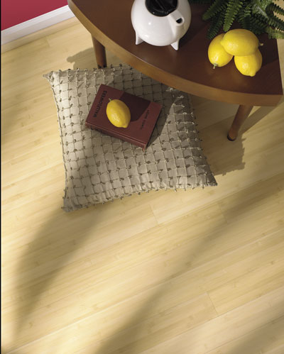 The American Heritage Pacific Bamboo floors in Mohawk Flooring’s Revival collection are formaldehyde free and feature a lifetime structure and moisture warranty.